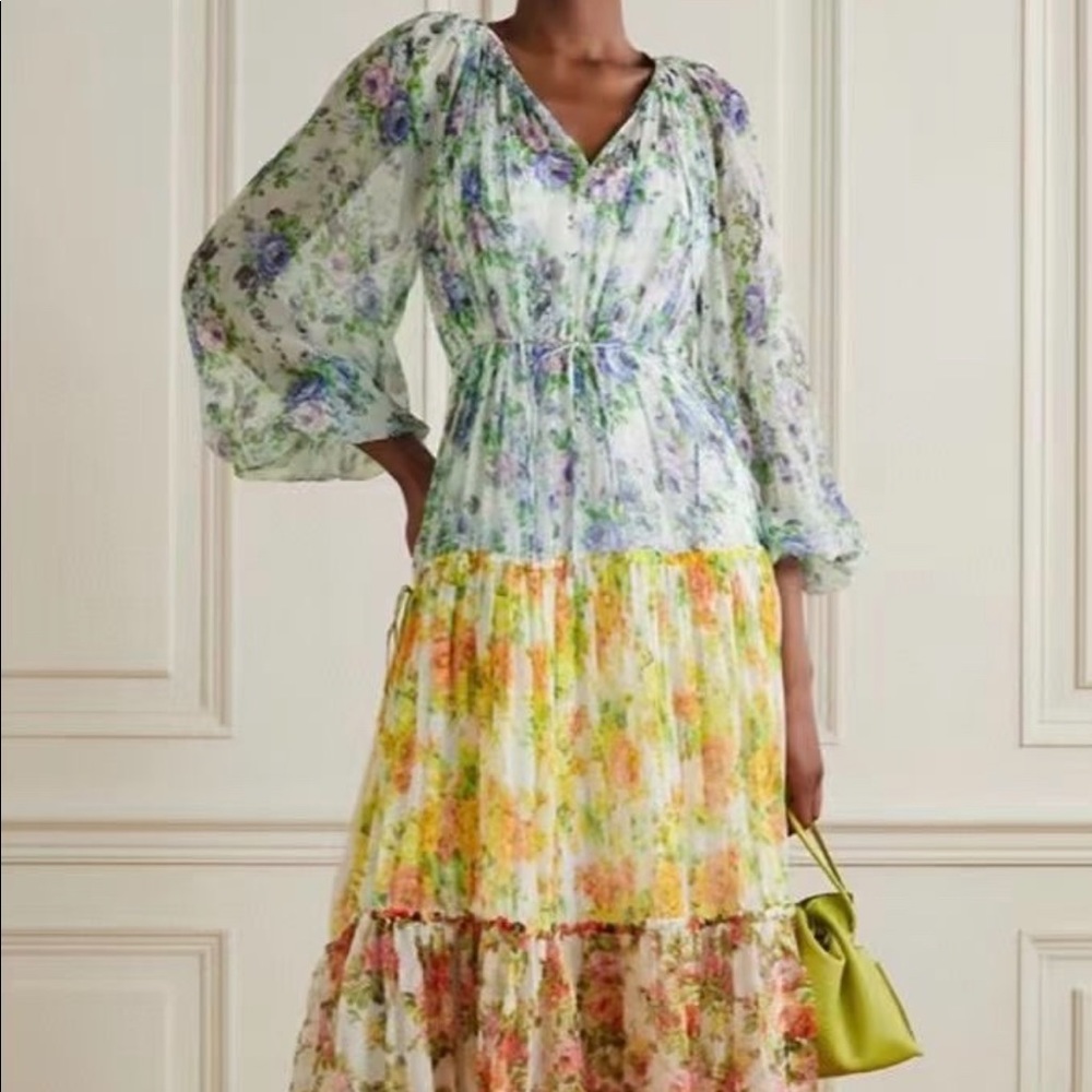 Zimmermann floral midi dress